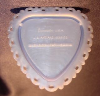  pearl heart shaped plastic ring box from a jeweler in Houlton Maine