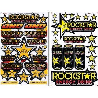 2 SH. Rockstar Energy Graphic Sticker Decal Motocross ATV