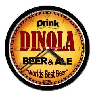 DINOLA beer and ale cerveza wall clock 