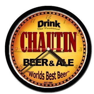 CHAUTIN beer and ale cerveza wall clock 