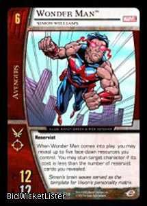 Wonder Man Simon Williams Marvel Card Game TCG CCG Vs