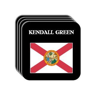 US State Flag   KENDALL GREEN, Florida (FL) Set of 4 Mini