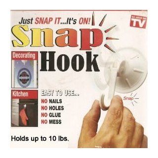 2 pcs up to 10 lbs Snap Hook Wall Hangers    As Seen On TV