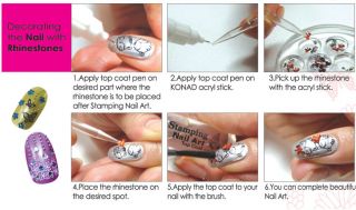Konad Stamping Nail Art Design Trial Kit Beginners Kids