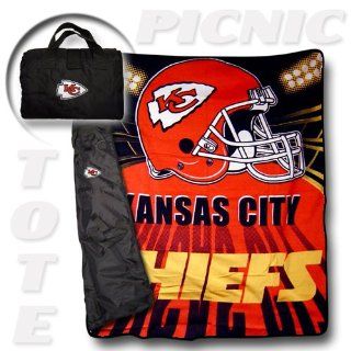 Kansas City Chiefs Tote A Long NFL Picnic Blanket by