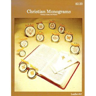 Christian Monograms   Cross Stitch Pattern Arts, Crafts