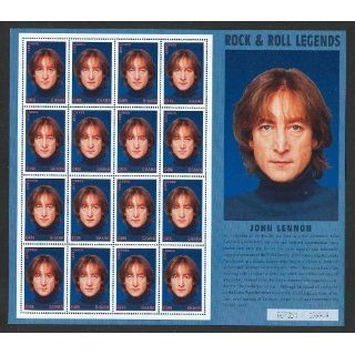 John Lennon Beatles LIMITED EDITION Stamps Ghana 1851
