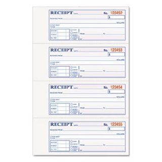 3 Pack Money and Rent Receipt Books, 2 3/4 x 7 1/8, Two