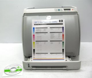 HP Q6455A Color LaserJet 2600n Printer w Colorsphere 829160809366