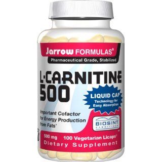 Jarrow Formulas, L Carnitine 500, 500 mg, 100 Veggie