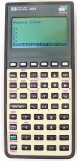 HP 48GX Graphic Calculator with Quick Map 2 5 V Surveryors Module