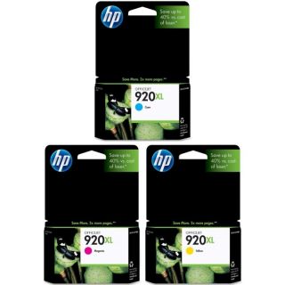 Pack HP Genuine 920 XL Color Ink 920XL 6500 6500a