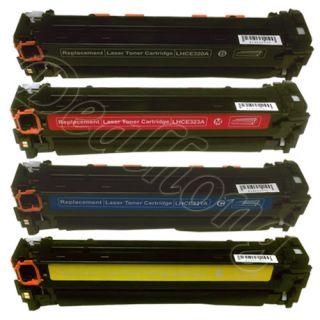 4pk Toner Cartridges Set for HP 128A 320A LaserJet Pro CP1525nw