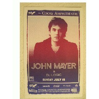 John Mayer HandBill Poster Coors Amphitheatre and Card