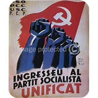 Socialista Unificat Vintage Spanish Civil War MOUSE PAD