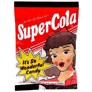 Santa Japanese Candy, Super Cola Sour, 2.6 Ounce Bags (Pack of 20