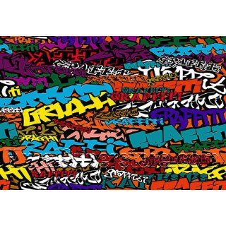 Grafitti Peel & Stick Wall Mural (10.5 Feet Wide x 8 Feet
