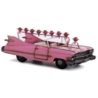 Menorah 1959 Pink Cadillac Convertible for Chanukah