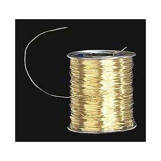 B&P Lamp 50 Ft. 24 Ga. Brass Wire For Pinning Home