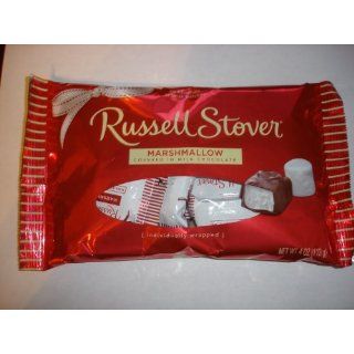 Russell Stover Marshmallow Covered in Milk Chocolate (Pack of 4