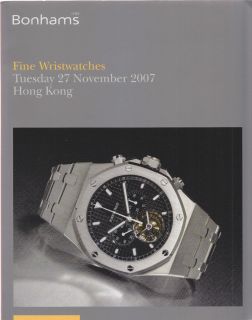  Wristwatches 2007 Auction Watches Omega Heuer Rolex IWC Patek