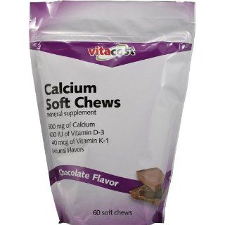 Vitacost Calcium Soft Chews Chocolate    60 Soft Chews