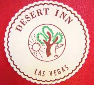 Desert Inn Casino LV Cocktail Coaster Brand New Nice