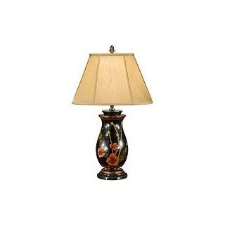 Hurricane With Flowers Table Lamp By Wildwood Lamps Home
