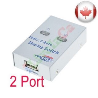 Port USB2 0 Auto Sharing Switch Hub for Printer Scanner Keyboard