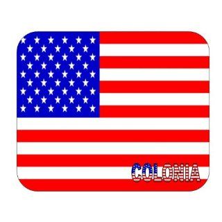 US Flag   Colonia, New Jersey (NJ) Mouse Pad Everything