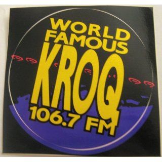 World Famous KROQ 106.7FM Sticker 1994 