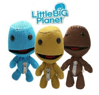 Little Big Planet 2 Sack Boy Plush Figure Toy Yellow