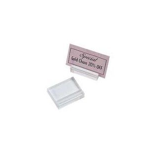 Plastic Acrylic Business Card/Ticket Holder  1 1/4L X 1W