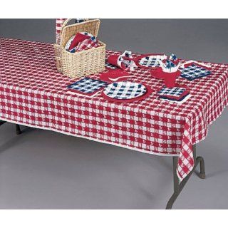 Creative Converting 39188 54 X 108 Red Gingham