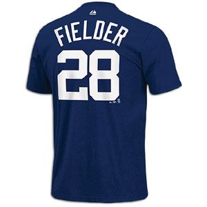 Majestic MLB Name and Number T Shirt   Mens   Prince Fielder   Tigers