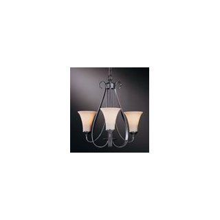 10 1451   Hubbardton Forge   3 Arm Chandelier Home