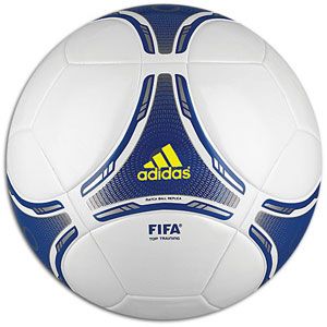 adidas Top Training NFHS Soccer Ball   White/Cobalt/Metallic Silver