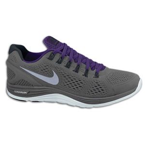 Nike LunarGlide+ 4   Mens   Running   Shoes   Dark Grey/Grand Purple
