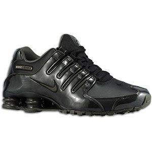 Nike Shox NZ   Mens   Running   Shoes   Black/Granite/Cargo Khaki