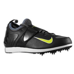 Nike Zoom PV II   Mens   Track & Field   Shoes   Black/Dark Grey/Volt