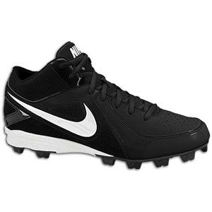 Nike MVP Keystone 3/4   Mens   Baseball   Shoes   Black/White