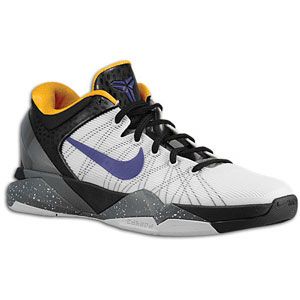 Nike Kobe VII   Mens   Basketball   Shoes   White/Black/University