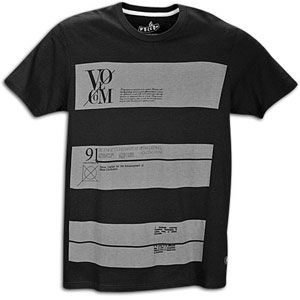 Volcom Black Stripes S/S T Shirt   Mens   Casual   Clothing   Black