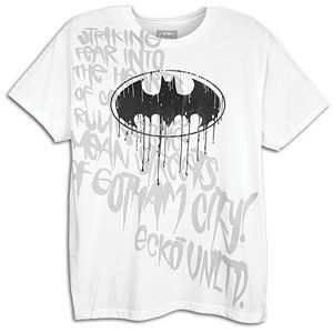 Ecko Unltd Batman S/S T Shirt   Mens   Casual   Clothing   White