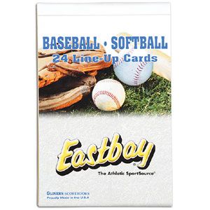  Baseball/Softball Game Line Up Cards   Baseball   Sport