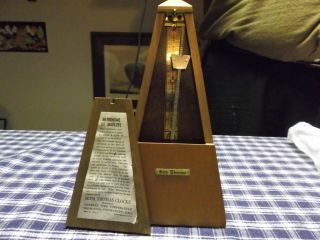 Vintage Seth Thomas Metronome de Maelzel 6207 No 8