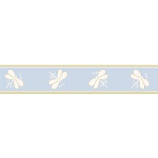 Blue Dragonfly Dreams Baby and Kids Wall Border by JoJo