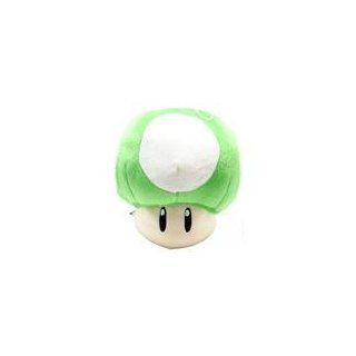 Super Mario Brothers Mushroom Green Ver 8 inch Plush: Toys