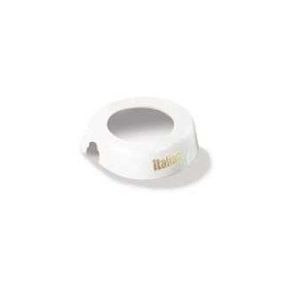Tablecraft White Plastic Italian ID Collar Only with Beige