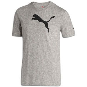 PUMA Cat S/S T Shirt   Mens   Casual   Clothing   Athletic Grey